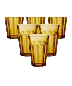 4 VASOS DURALEX PICARDIE AMBAR 36CL