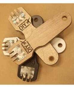 AFILADOR DIY DE CUCHILLOS Y TIJERAS COLOR MARRÓN CLARO