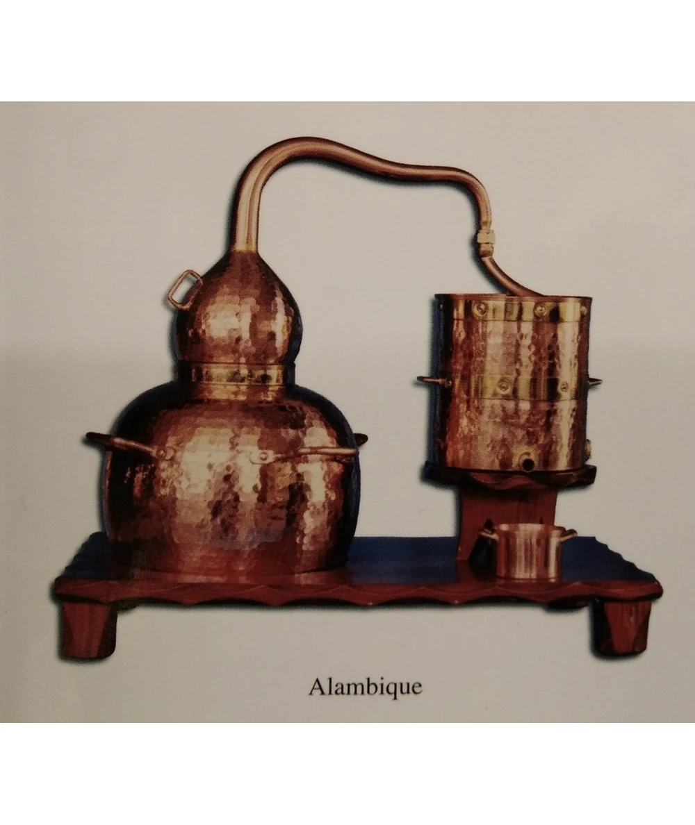 ALAMBIQUE DE COBRE 5 LITROS CON BASE DE MADERA 2 ALAMBIQUE DE COBRE 5 LITROS CON BASE DE MADERA - Imagen 2