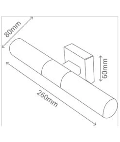 APLIQUE ESPEJO BAÑO 2 LUCES SUL TIROUND 393520 -Bazar Casa Sole aplique espejo bano 2 luces sul tiround 393520 8