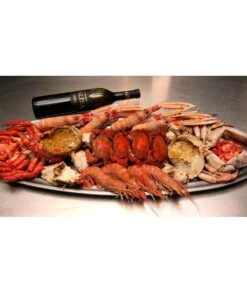 BANDEJA PESCADO ACERO INOX 60 CM INOXIBAR 59082 -Bazar Casa Sole bandeja pescado acero inox 60 cm inoxibar 59082 2