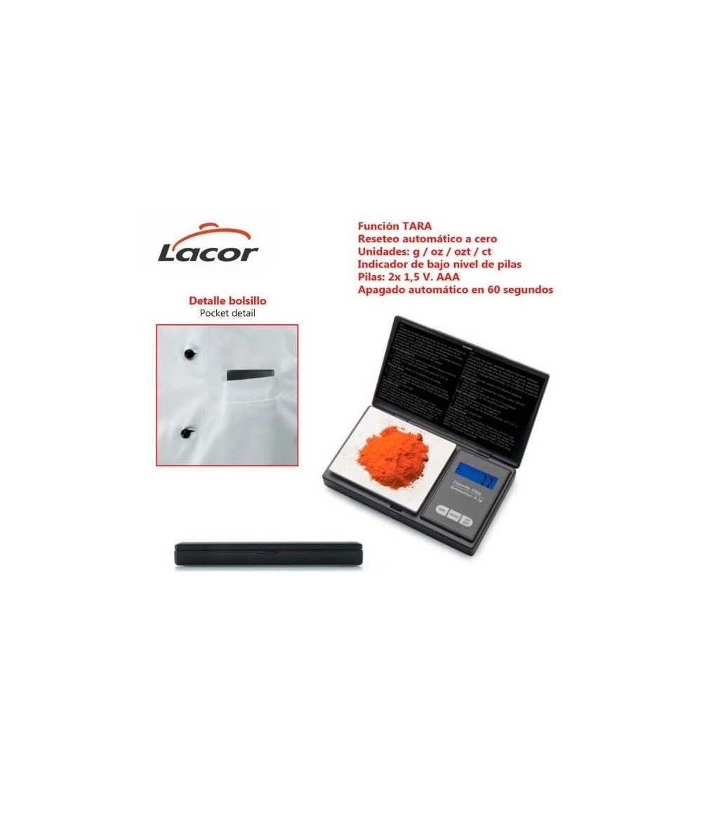 BÁSCULA PRECISIÓN LACOR 61709 3 BÁSCULA PRECISIÓN LACOR 61709 - Imagen 3