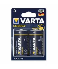 BLISTER 2 PILAS D/LR20 1,5 V VARTA ALCALINA ENERGY