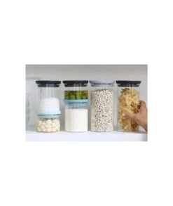 BOTE DE VIDRIO APILABLE 0,6L BRABANTIA -Bazar Casa Sole bote de vidrio apilable 06l brabantia 2