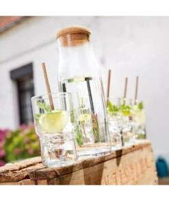 BOTELLA TAPÓN CORCHO FUNAMBULE 1 LITRO LUMINARC 8 BOTELLA TAPÓN CORCHO FUNAMBULE 1 LITRO LUMINARC -Bazar Casa Sole botella tapon corcho funambule 1 litro luminarc 2