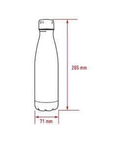 BOTELLA TERMO ARCO IRIS 500ML NERTHUS FIH 861 -Bazar Casa Sole botella termo arco iris 500ml nerthus fih 861 2