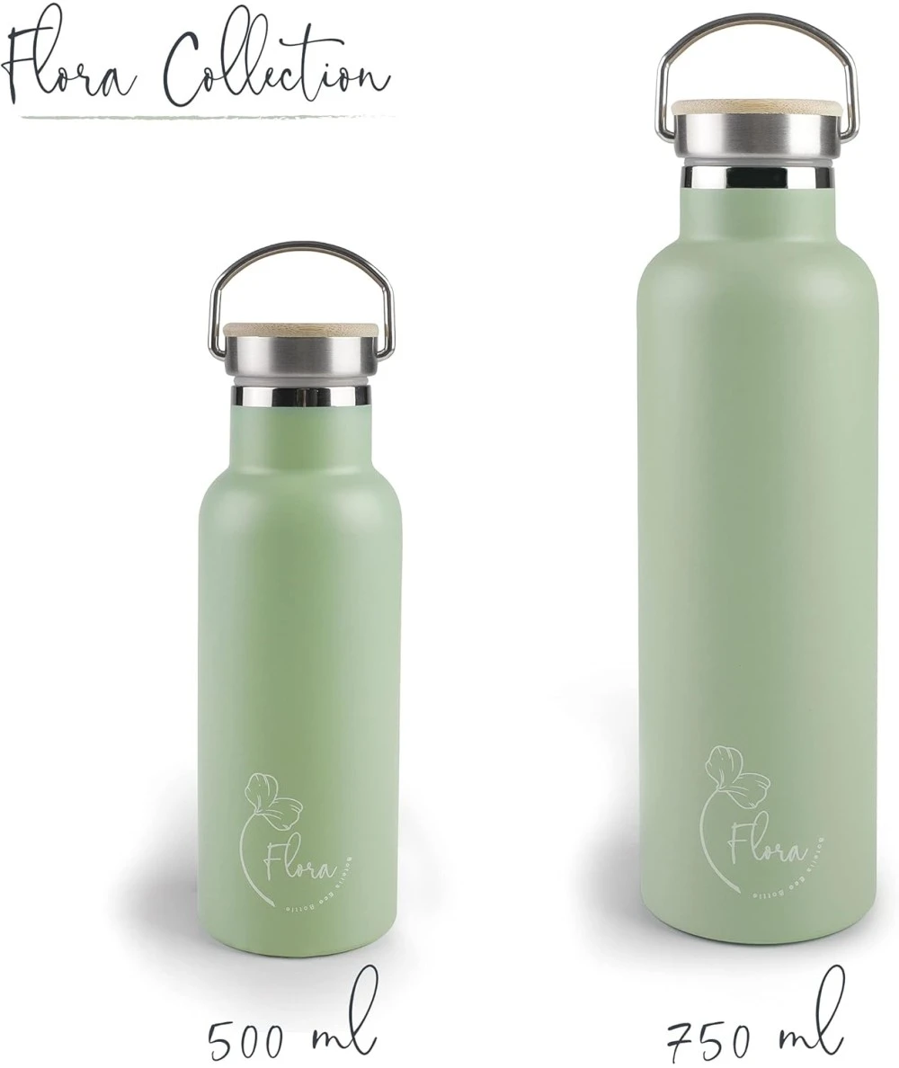 BOTELLA TERMO FLORA 750 ML LACOR 62559 2 BOTELLA TERMO FLORA 750 ML LACOR 62559 - Imagen 2