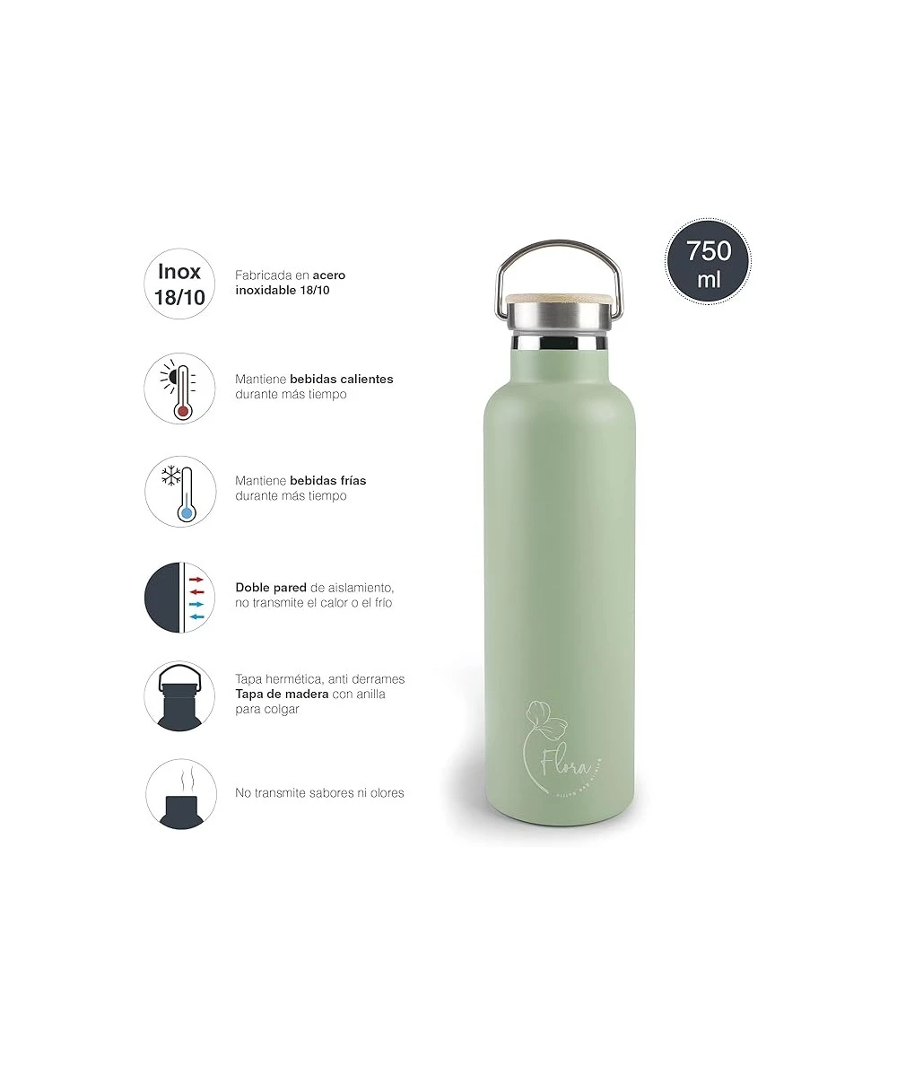 BOTELLA TERMO FLORA 750 ML LACOR 62559 6 BOTELLA TERMO FLORA 750 ML LACOR 62559 - Imagen 6