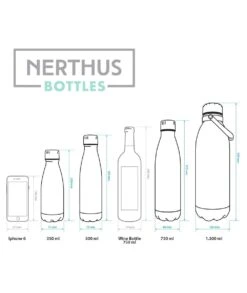 BOTELLA TERMO MARMOL BLANCO 500ML NERTHUS FIH 597 -Bazar Casa Sole botella termo marmol blanco 500ml nerthus fih 597 7