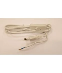 CABLE CON INTERRUPTOR BLANCO