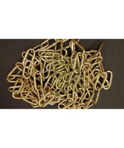 CADENA PARA LÁMPARAS HIERRO BAÑO ORO