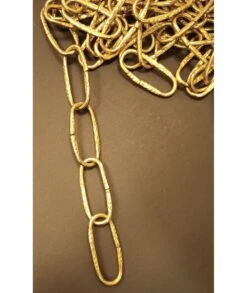 CADENA PARA LÁMPARAS LATONADA EX.FINA