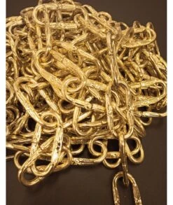 CADENA PARA LÁMPARAS ORO BRILLO LATONADA -Bazar Casa Sole cadena para lamparas oro brillo latonada 3