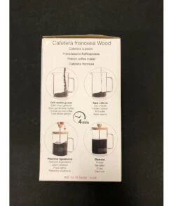 CAFETERA FRANCESA WOOD 1L LACOR 62161 -Bazar Casa Sole cafetera francesa wood 080l lacor 62161 2