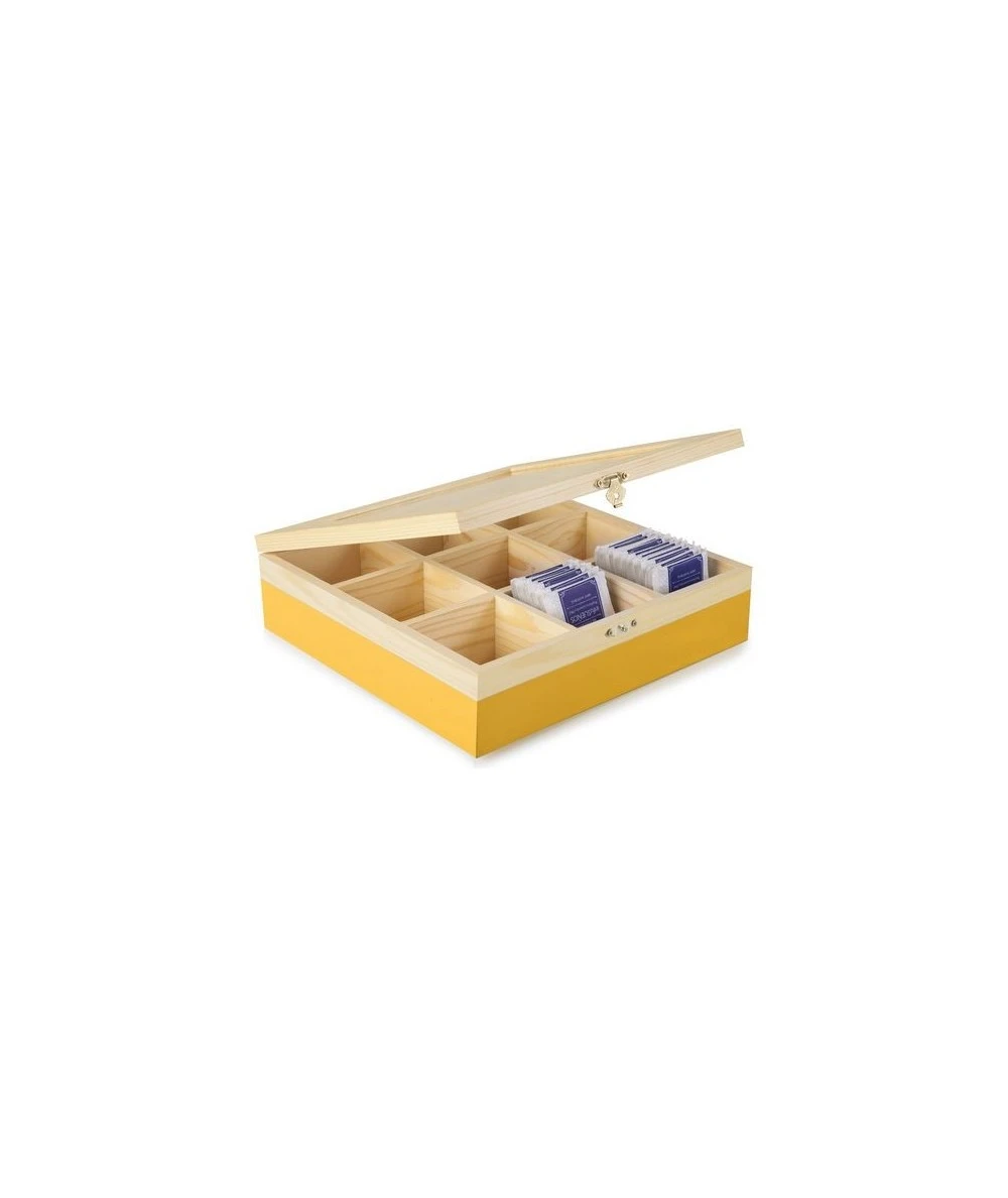 CAJA DE TÉ 6 COMPARTIMENTOS IBILI 748510 2 CAJA DE TÉ 6 COMPARTIMENTOS IBILI 748510 - Imagen 2