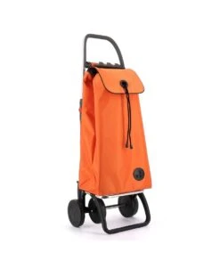 CARRO COMPRA NARANJA PLEGABLE ROLSER I-MAX MF 4 RUEDAS IMX305
