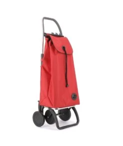 CARRO COMPRA ROJO PLEGABLE ROLSER I-MAX MF 4 RUEDAS IMX305