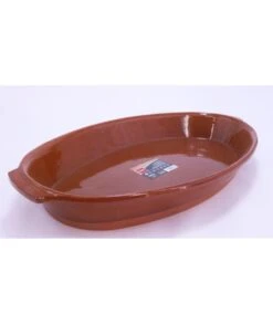 CAZUELA BARRO OVAL 53X32CM