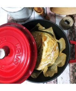 CAZUELA HIERRO FUNDIDO LAVA 20CM ROJO -Bazar Casa Sole cazuela hierro fundido lava 20cm rojo 2