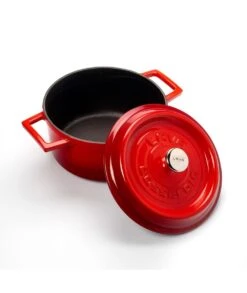 CAZUELA HIERRO FUNDIDO LAVA 20CM ROJO