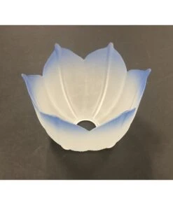 COLGANTE CENTRIFUGADA AZUL CON FORJA DORADA -Bazar Casa Sole colgante centrifugada azul con forja dorada 2