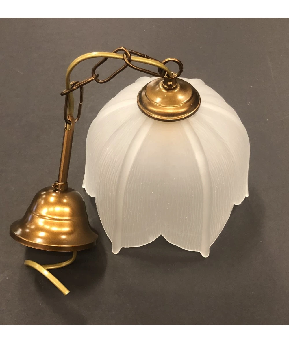 COLGANTE CENTRIFUGADA BLANCO FORJA DORADA 1 COLGANTE CENTRIFUGADA BLANCO FORJA DORADA