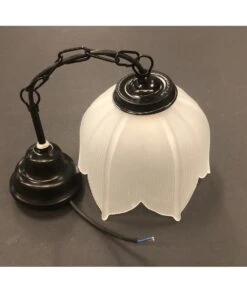 COLGANTE CENTRIFUGADA BLANCO FORJA NEGRA