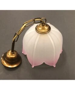 COLGANTE CENTRIFUGADA LILA FORJA DORADA