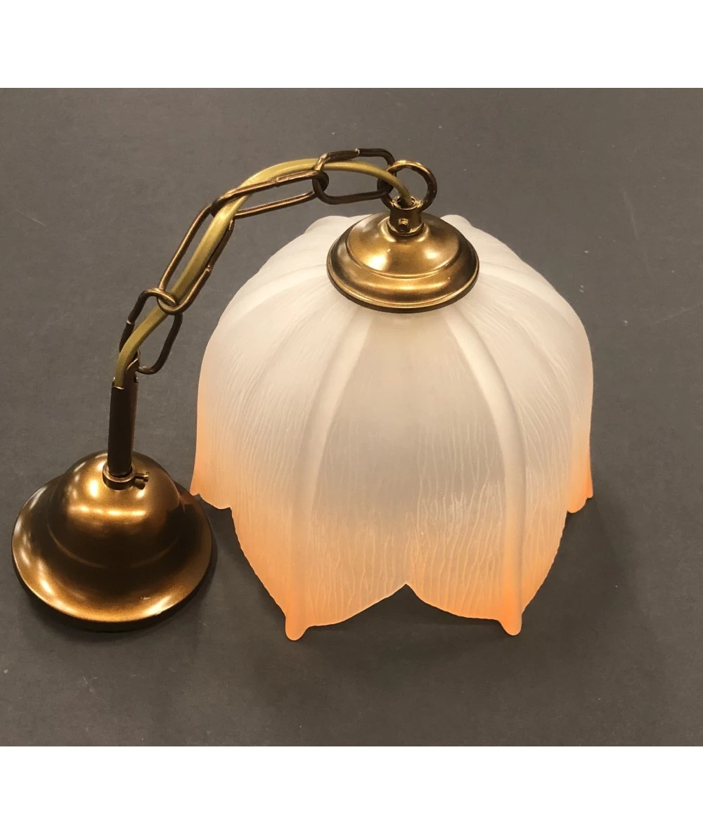 COLGANTE CENTRIFUGADA NARANJA FORJA DORADA 1 COLGANTE CENTRIFUGADA NARANJA FORJA DORADA