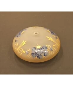 CRISTAL PLAFÓN BOINA 15,5 CM FLORES