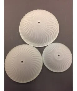 CRISTAL PLAFÓN ESPIRAL 25CM -Bazar Casa Sole cristal plafon espiral 25cm 2