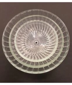 CRISTAL PLAFÓN ESPIRAL TRANS. 20CM -Bazar Casa Sole cristal plafon espiral trans 20cm 2