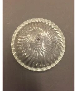 CRISTAL PLAFÓN ESPIRAL TRANS. 20CM