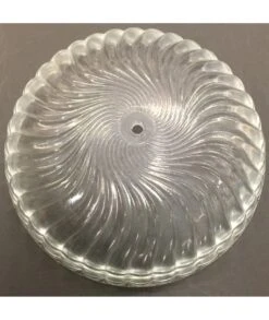 CRISTAL PLAFÓN ESPIRAL TRANS. 30CM