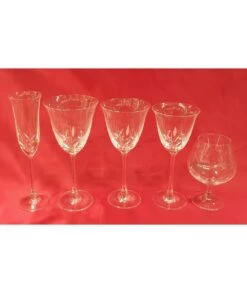 CRISTALERÍA BOHEMIA 30 PIEZAS FLEUR