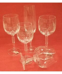 CRISTALERÍA BOHEMIA 60 PIEZAS CARINE ALAS