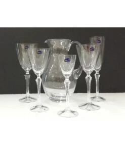 CRISTALERÍA BOHEMIA 61 PIEZAS ELISABETH LISO