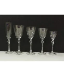 CRISTALERÍA BOHEMIA 61 PIEZAS ELISABETH LISO -Bazar Casa Sole cristaleria bohemia 61 piezas elisabeth liso 4