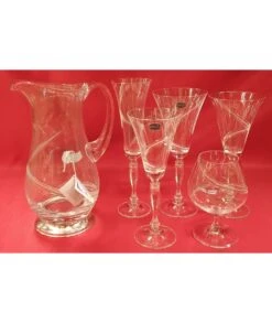 CRISTALERÍA BOHEMIA 61 PIEZAS VICTORIA B45