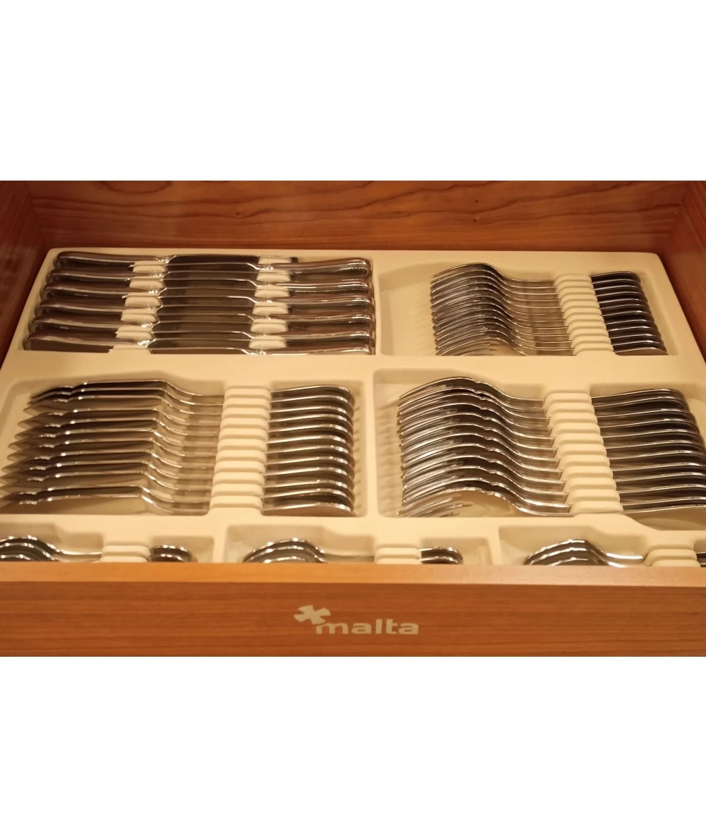 CUBERTERÍA CRUZ DE MALTA 113 PIEZAS ANA 7800 2 CUBERTERÍA CRUZ DE MALTA 113 PIEZAS ANA 7800 - Imagen 2