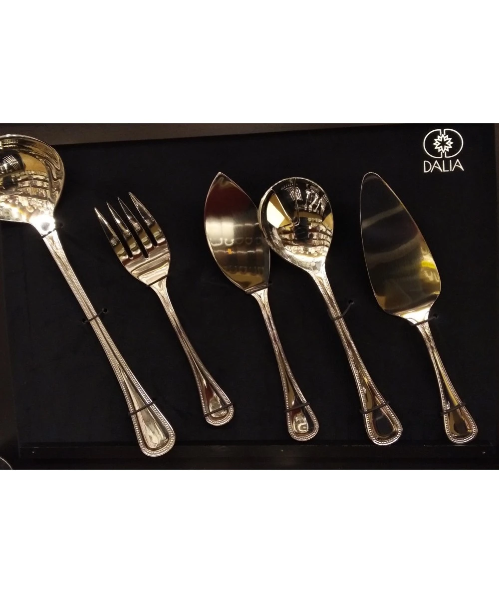 CUBERTERÍA DALIA 114 PIEZAS PERLAS 2500 4 CUBERTERÍA DALIA 114 PIEZAS PERLAS 2500 - Imagen 4