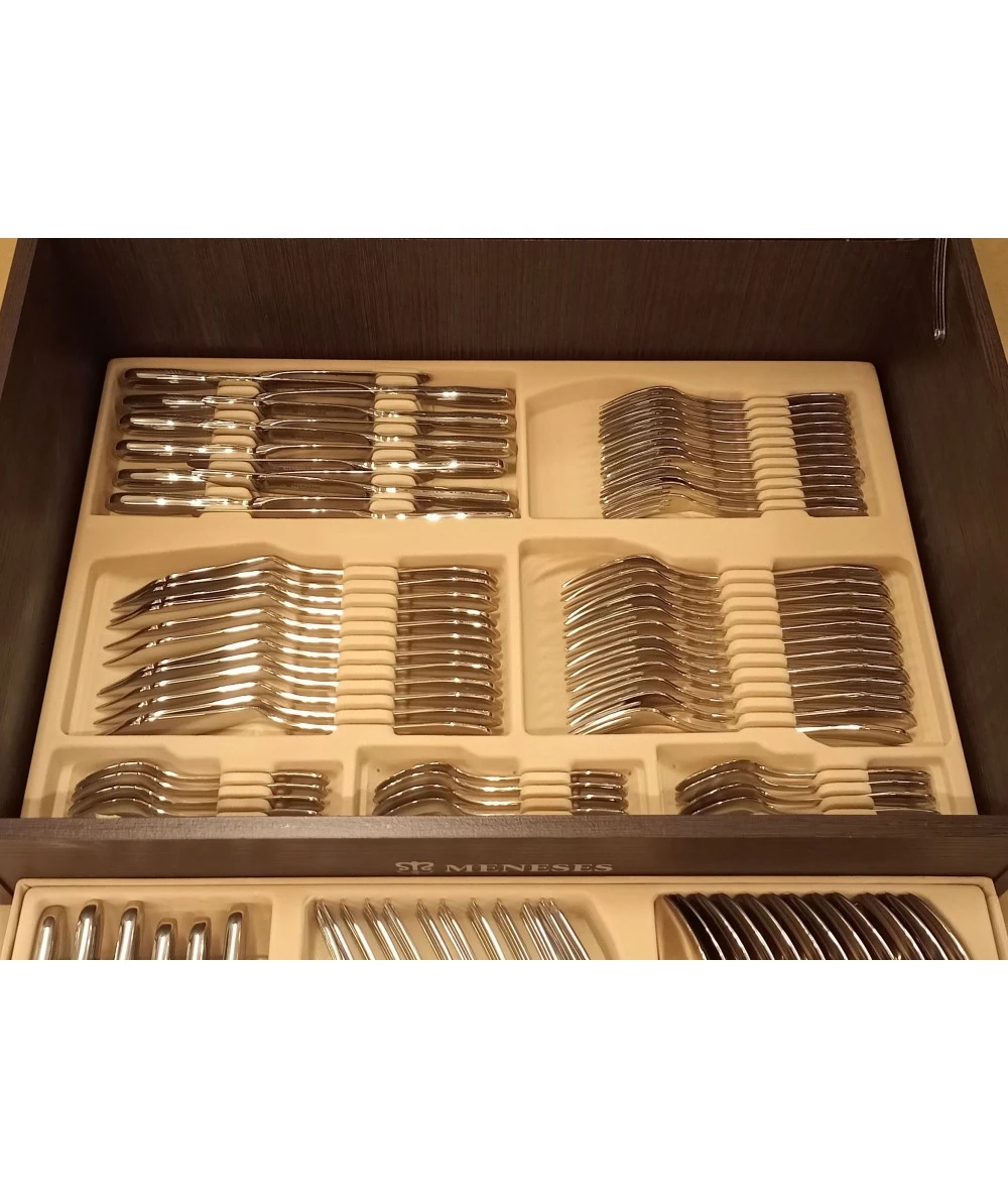 CUBERTERÍA MENESES 113 PIEZAS INGLETE 107 7 CUBERTERÍA MENESES 113 PIEZAS INGLETE 107 - Imagen 7