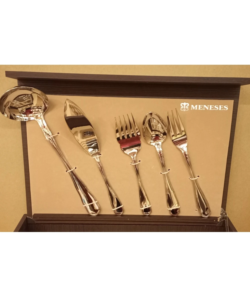 CUBERTERÍA MENESES 113 PIEZAS INGLETE 107 9 CUBERTERÍA MENESES 113 PIEZAS INGLETE 107 - Imagen 9