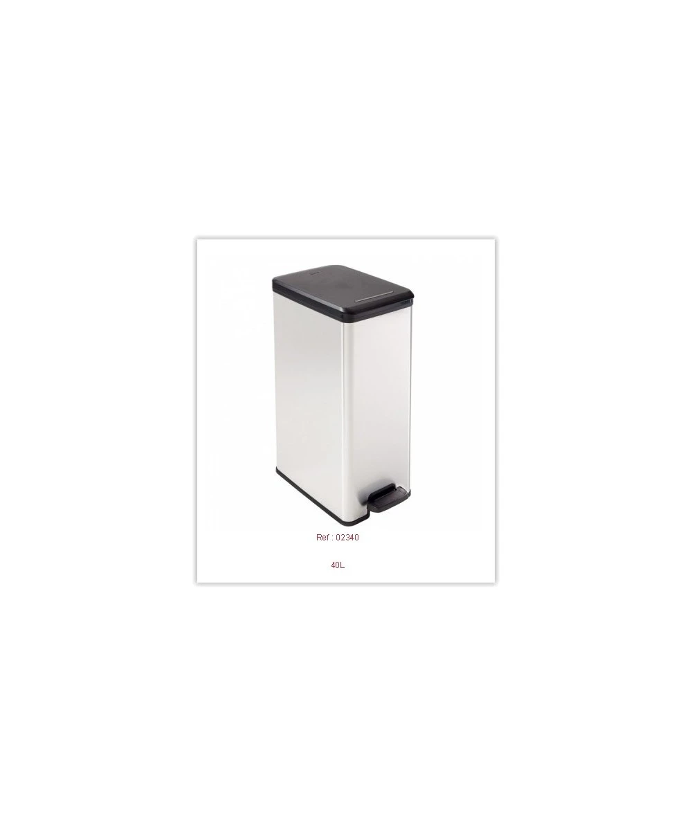 CUBO BASURA SLIM BIN 40 LITROS CURVER 02340 1 CUBO BASURA SLIM BIN 40 LITROS CURVER 02340
