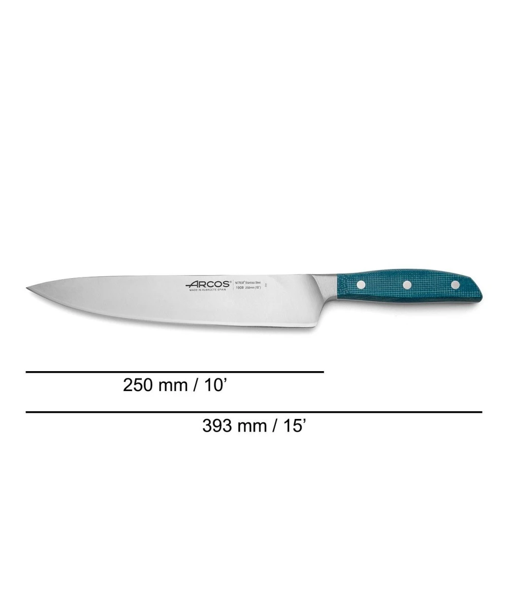 CUCHILLO COCINERO 250MM BROOKLYN ARCOS 190823 4 CUCHILLO COCINERO 250MM BROOKLYN ARCOS 190823 - Imagen 4