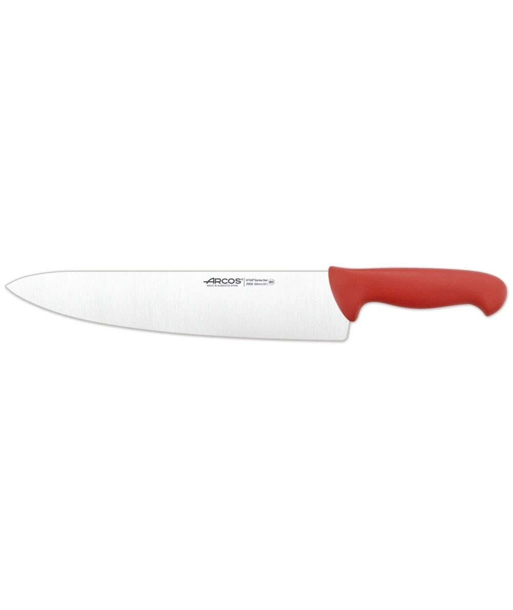 CUCHILLO COCINERO 300MM ROJO SERIE 2900 ARCOS 290922 2 CUCHILLO COCINERO 300MM ROJO SERIE 2900 ARCOS 290922 - Imagen 2
