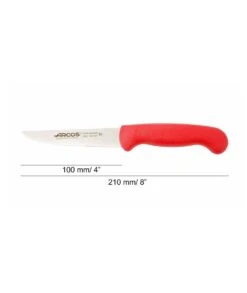 CUCHILLO DESHUESADOR ROJO 140MM SERIE 2900 ARCOS 291322