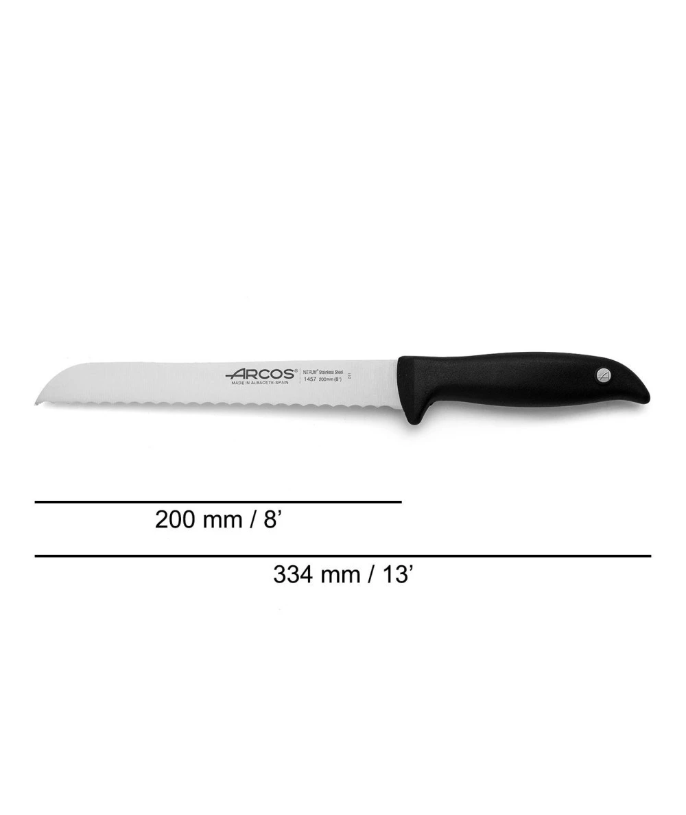 CUCHILLO PAN 200MM MENORCA ARCOS 145700 3 CUCHILLO PAN 200MM MENORCA ARCOS 145700 - Imagen 3