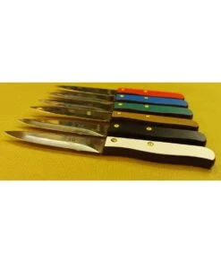 CUCHILLO PUNTILLA PELADOR 9 CM NEGRO SÁEZ LÓPEZ -Bazar Casa Sole cuchillo puntilla pelador 9 cm negro saez lopez 2