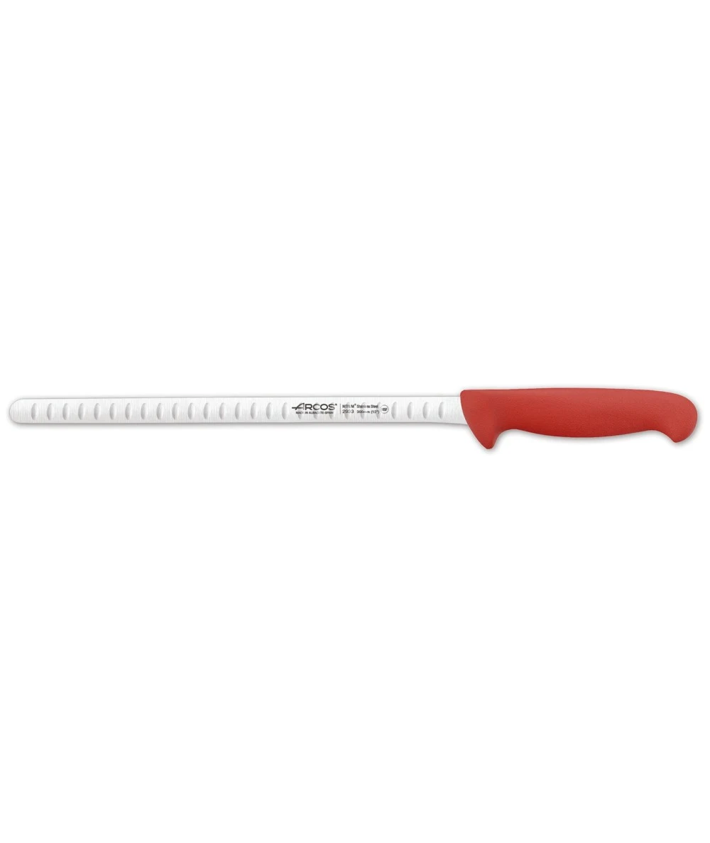CUCHILLO SALMÓN ROJO 300MM SERIE 2900 ARCOS 293322 2 CUCHILLO SALMÓN ROJO 300MM SERIE 2900 ARCOS 293322 - Imagen 2
